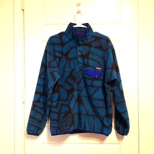 Rare 2015 Patagonia Printed Synchilla Snap-T Pullover